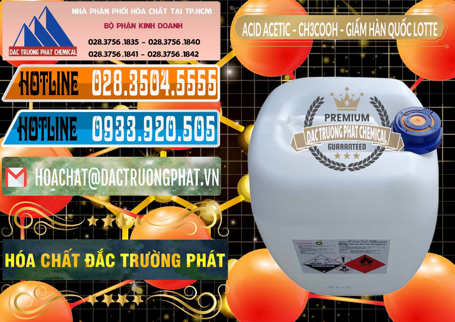 Công ty chuyên bán - cung ứng Acetic Acid – Axit Acetic Hàn Quốc Lotte Korea - 0002 - Đơn vị chuyên cung ứng ( phân phối ) hóa chất tại TP.HCM - stmp.net
