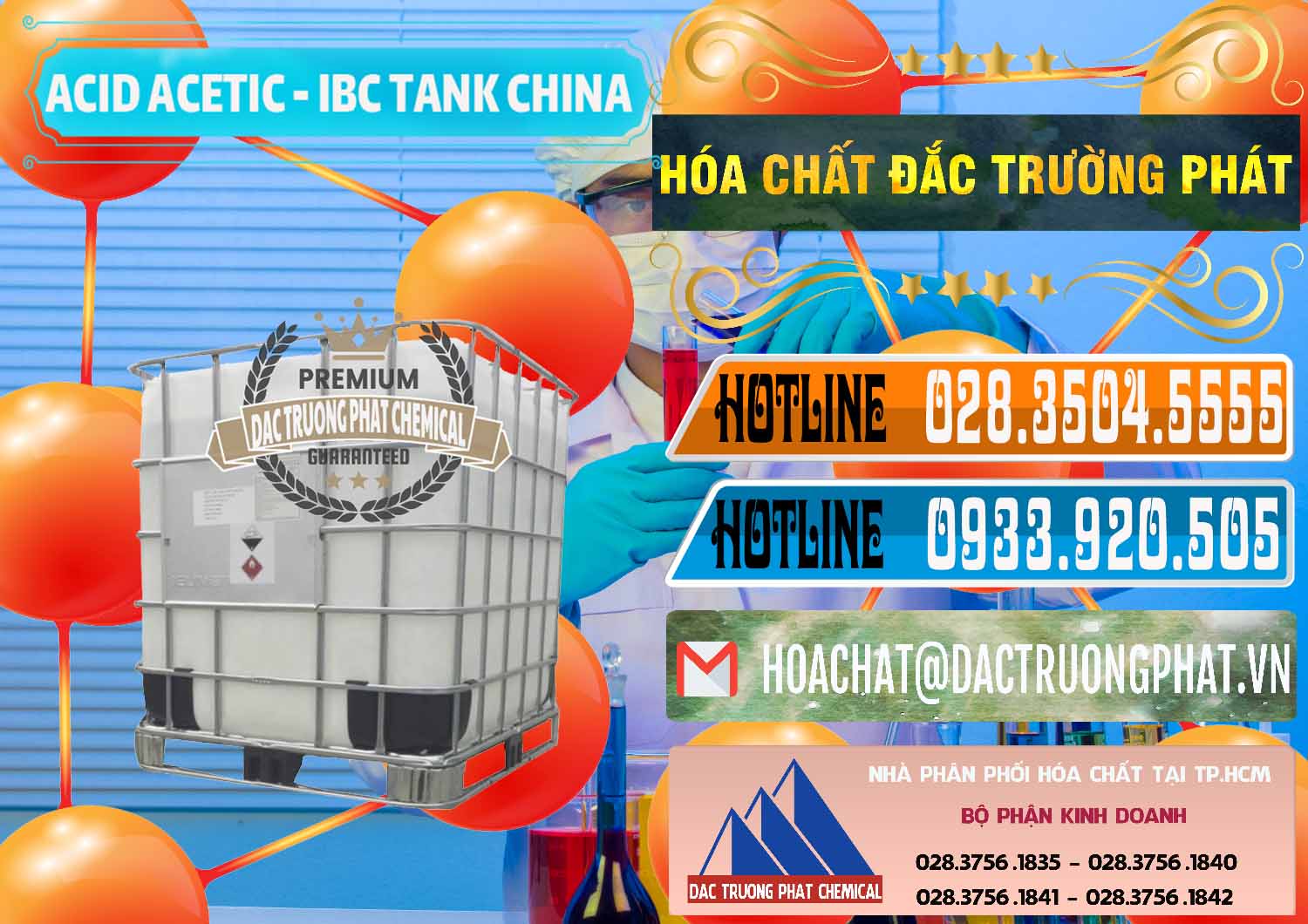 Công ty bán ( cung ứng ) Acetic Acid – Axit Acetic Tank Bồn IBC Trung Quốc China - 0443 - Chuyên cung ứng _ phân phối hóa chất tại TP.HCM - stmp.net