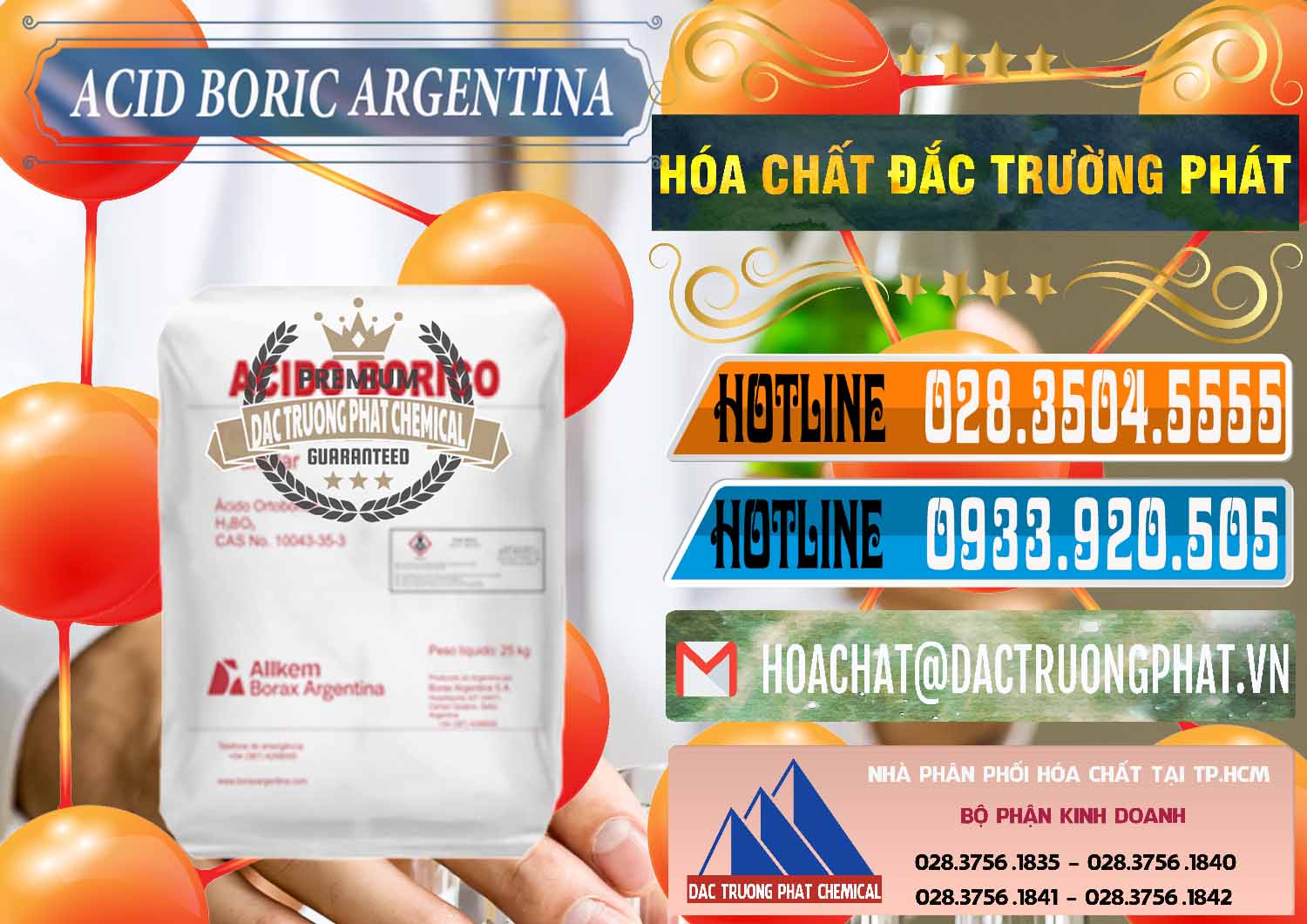 Công ty nhập khẩu _ bán Acid Boric – Axit Boric H3BO3 99% Allkem Argentina - 0448 - Nơi chuyên phân phối _ kinh doanh hóa chất tại TP.HCM - stmp.net