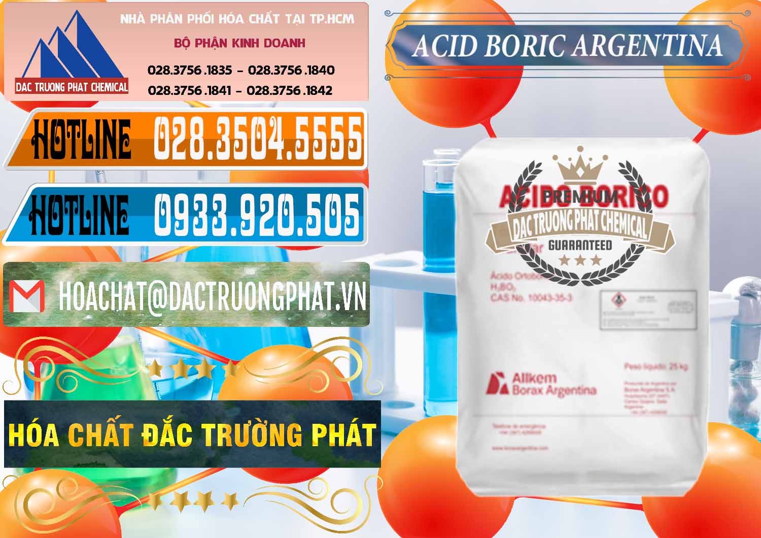 Nơi chuyên cung cấp - bán Acid Boric – Axit Boric H3BO3 99% Allkem Argentina - 0448 - Công ty cung cấp _ phân phối hóa chất tại TP.HCM - stmp.net