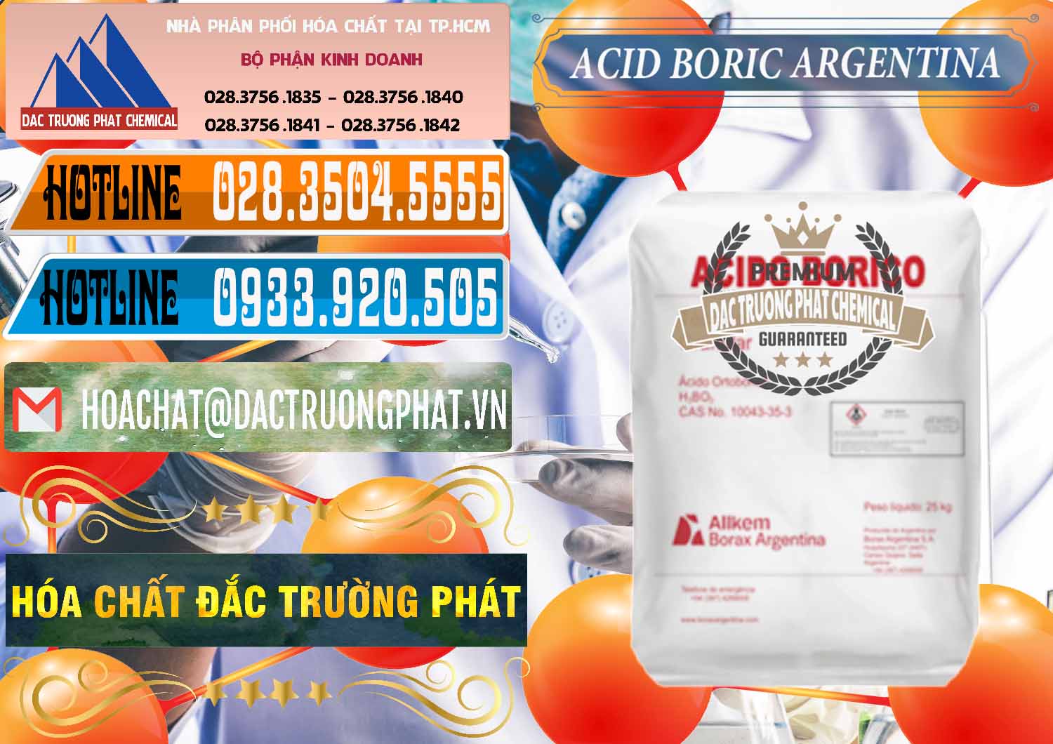 Nơi bán và cung ứng Acid Boric – Axit Boric H3BO3 99% Allkem Argentina - 0448 - Công ty cung cấp & phân phối hóa chất tại TP.HCM - stmp.net