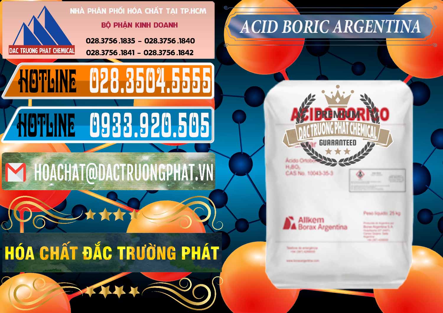 Cty chuyên cung ứng & bán Acid Boric – Axit Boric H3BO3 99% Allkem Argentina - 0448 - Cty chuyên cung cấp & kinh doanh hóa chất tại TP.HCM - stmp.net