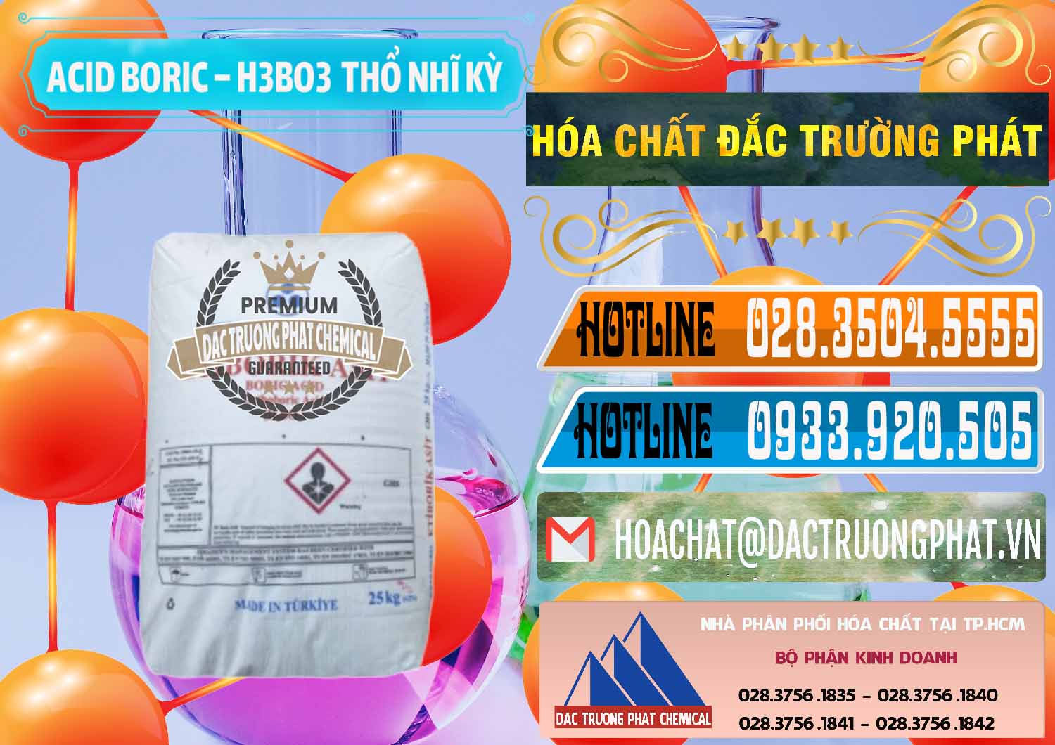 Nơi bán - phân phối Acid Boric – Axit Boric H3BO3 Etimaden Thổ Nhĩ Kỳ Turkey - 0369 - Cty kinh doanh _ phân phối hóa chất tại TP.HCM - stmp.net