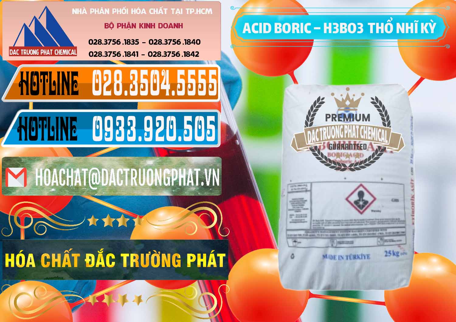 Cty chuyên bán và cung ứng Acid Boric – Axit Boric H3BO3 Etimaden Thổ Nhĩ Kỳ Turkey - 0369 - Cty phân phối & kinh doanh hóa chất tại TP.HCM - stmp.net