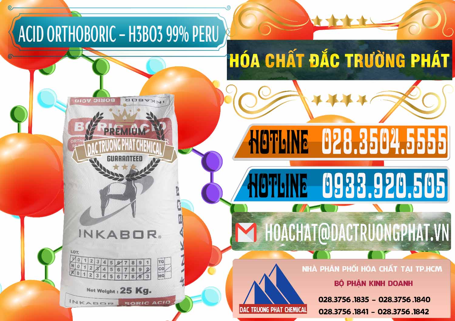 Đơn vị chuyên bán và cung ứng Acid Boric – Axit Boric H3BO3 99% Inkabor Peru - 0280 - Cung cấp và nhập khẩu hóa chất tại TP.HCM - stmp.net