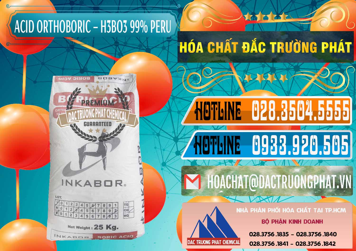 Cty phân phối & bán Acid Boric – Axit Boric H3BO3 99% Inkabor Peru - 0280 - Nhà nhập khẩu _ cung cấp hóa chất tại TP.HCM - stmp.net