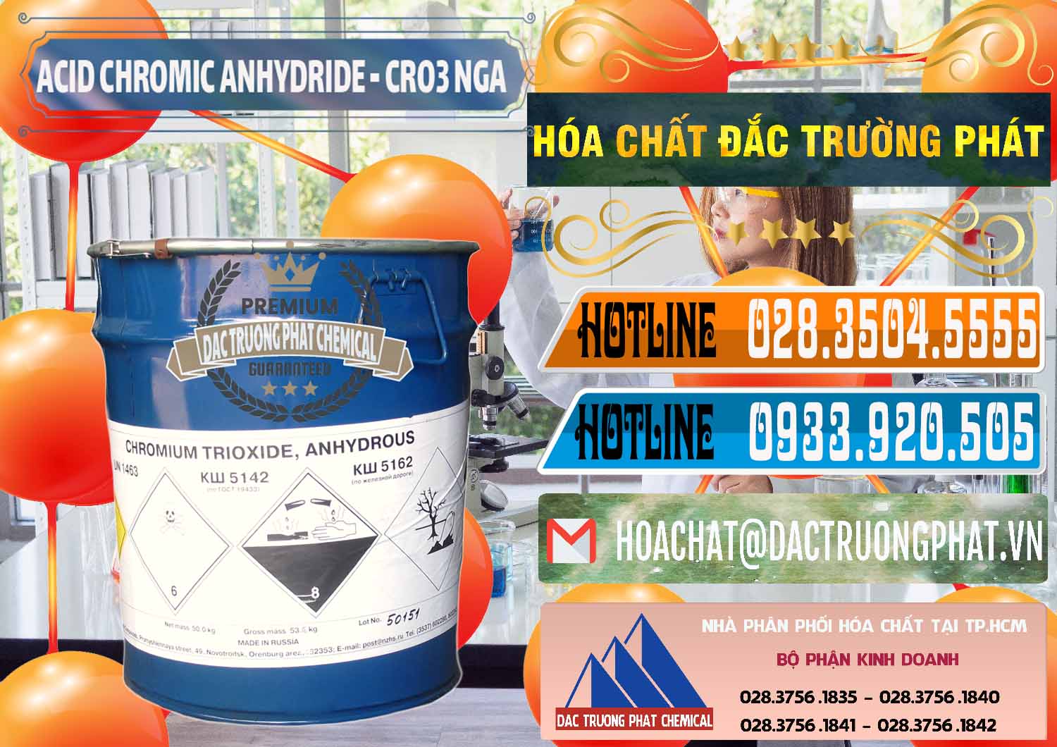 Nơi chuyên phân phối _ bán Acid Chromic Anhydride - Cromic CRO3 Nga Russia - 0006 - Nơi cung cấp ( phân phối ) hóa chất tại TP.HCM - stmp.net