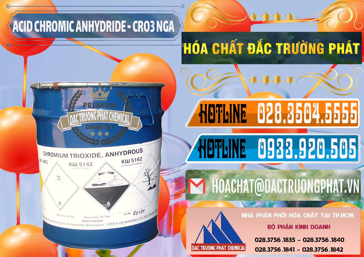 Nhà phân phối & bán Acid Chromic Anhydride - Cromic CRO3 Nga Russia - 0006 - Nơi phân phối & bán hóa chất tại TP.HCM - stmp.net
