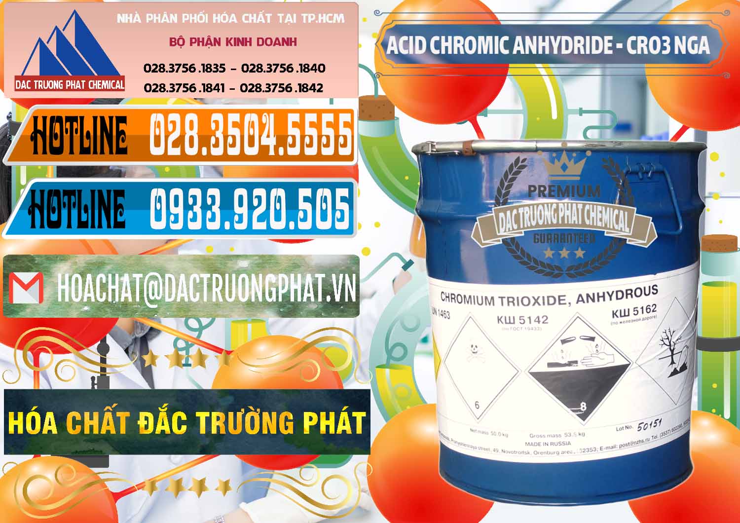 Nhập khẩu và bán Acid Chromic Anhydride - Cromic CRO3 Nga Russia - 0006 - Cty bán & cung cấp hóa chất tại TP.HCM - stmp.net
