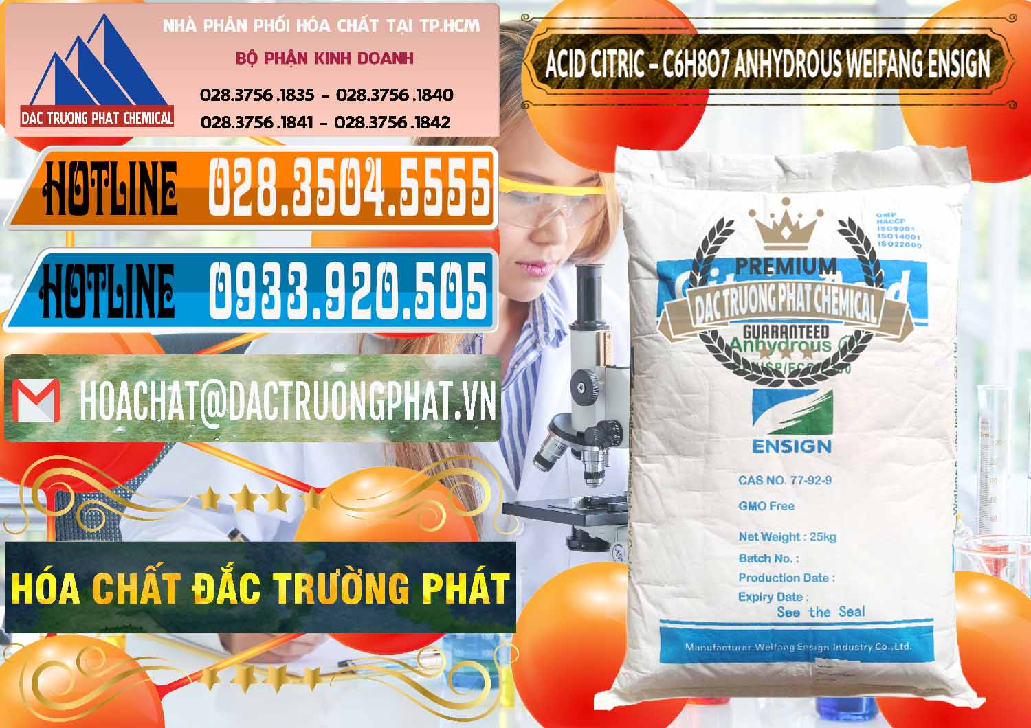 Chuyên bán & cung cấp Acid Citric - Axit Citric Khan Anhydrous Weifang Trung Quốc China - 0008 - Nơi chuyên phân phối _ nhập khẩu hóa chất tại TP.HCM - stmp.net