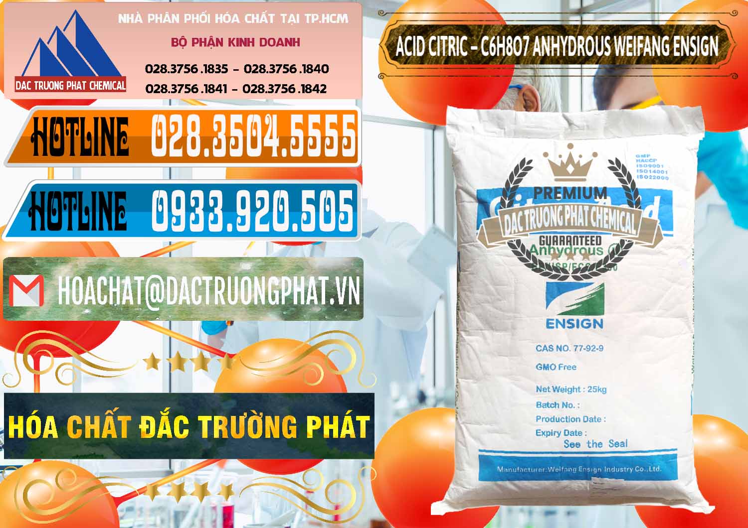 Công ty cung cấp & bán Acid Citric - Axit Citric Khan Anhydrous Weifang Trung Quốc China - 0008 - Nhà cung cấp và kinh doanh hóa chất tại TP.HCM - stmp.net