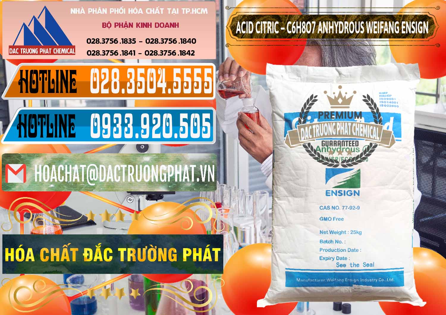Nơi bán _ cung ứng Acid Citric - Axit Citric Khan Anhydrous Weifang Trung Quốc China - 0008 - Chuyên kinh doanh - phân phối hóa chất tại TP.HCM - stmp.net
