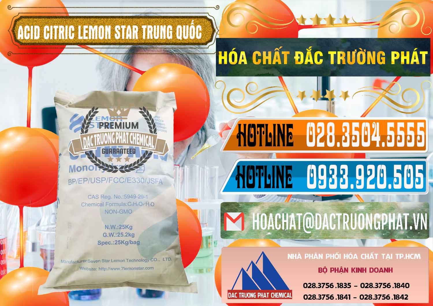 Công ty chuyên bán & cung ứng Acid Citric - Axit Citric BP/EP/USP/FCC/E330 Lemon Star Trung Quốc China - 0286 - Công ty chuyên phân phối ( bán ) hóa chất tại TP.HCM - stmp.net