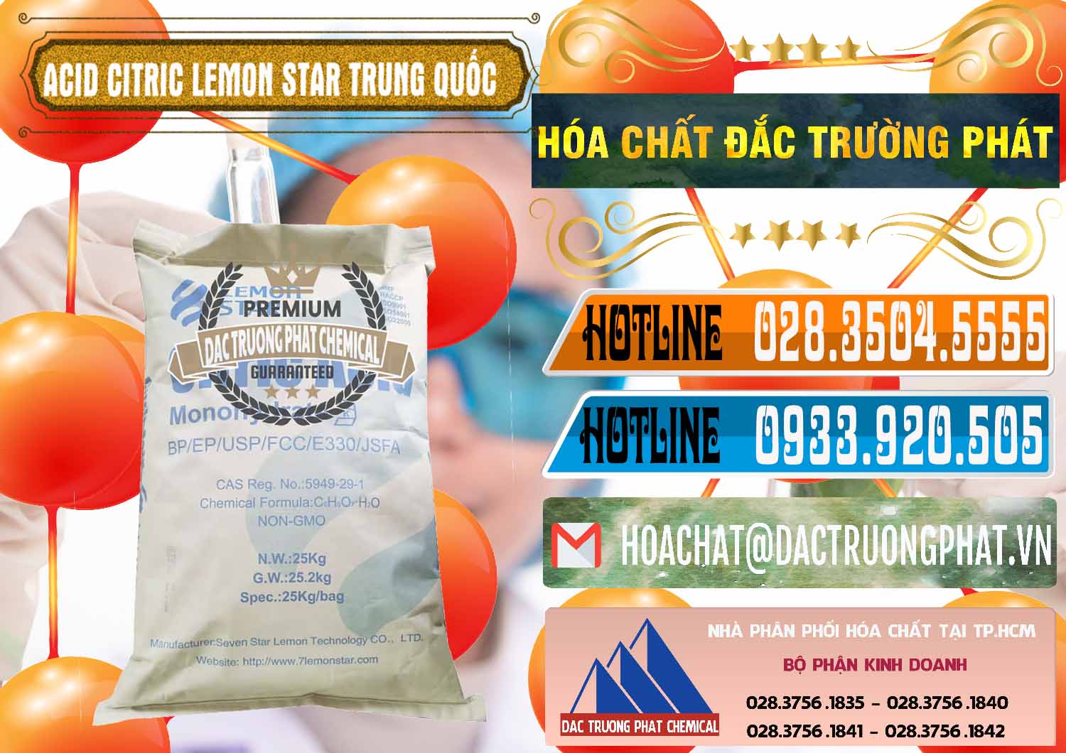 Đơn vị chuyên kinh doanh & bán Acid Citric - Axit Citric BP/EP/USP/FCC/E330 Lemon Star Trung Quốc China - 0286 - Đơn vị chuyên nhập khẩu và cung cấp hóa chất tại TP.HCM - stmp.net
