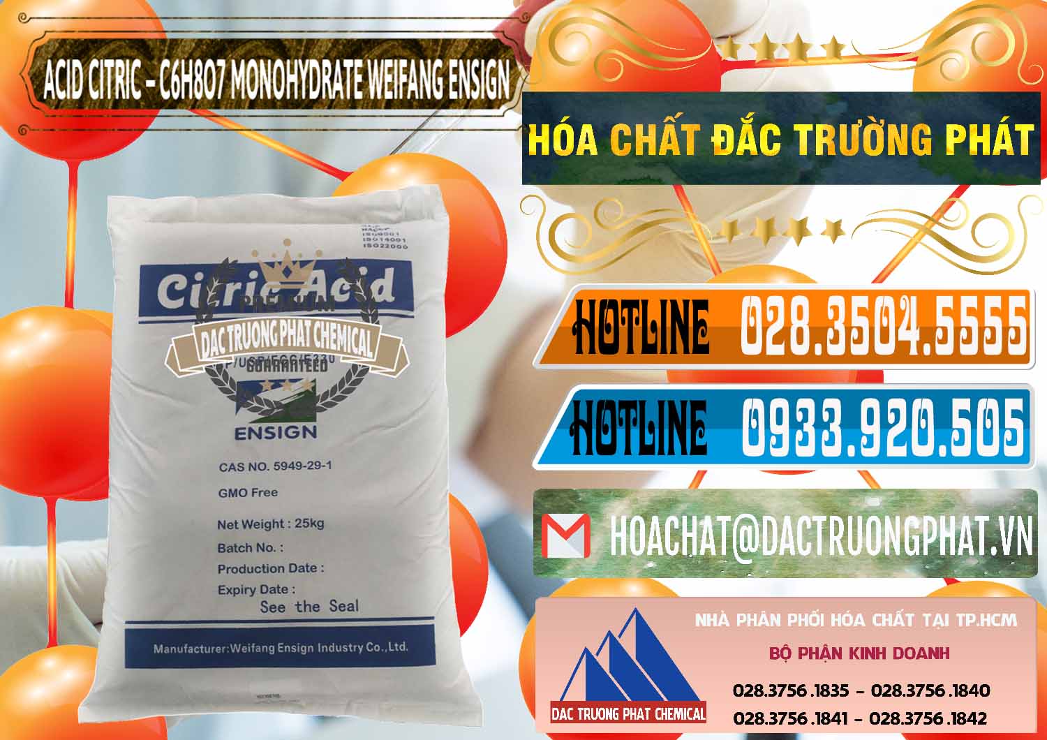 Đơn vị chuyên kinh doanh & bán Acid Citric - Axit Citric Monohydrate Weifang Trung Quốc China - 0009 - Công ty nhập khẩu và cung cấp hóa chất tại TP.HCM - stmp.net