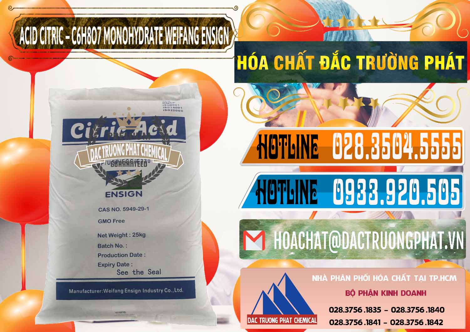 Nơi bán & cung ứng Acid Citric - Axit Citric Monohydrate Weifang Trung Quốc China - 0009 - Bán - phân phối hóa chất tại TP.HCM - stmp.net