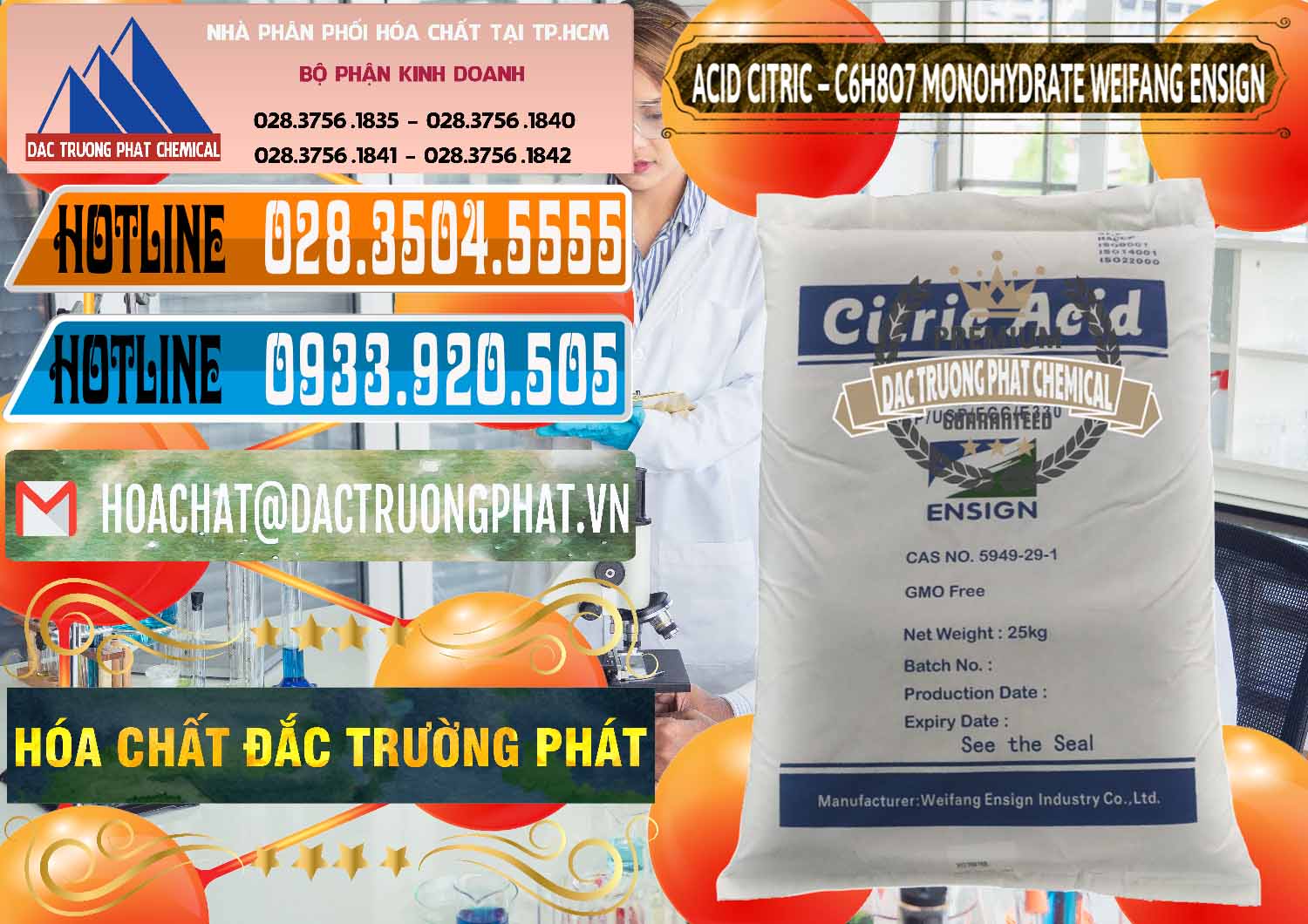 Phân phối và bán Acid Citric - Axit Citric Monohydrate Weifang Trung Quốc China - 0009 - Công ty phân phối _ nhập khẩu hóa chất tại TP.HCM - stmp.net