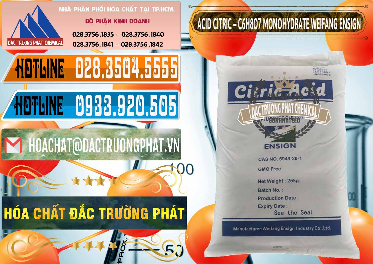 Nơi chuyên bán _ cung cấp Acid Citric - Axit Citric Monohydrate Weifang Trung Quốc China - 0009 - Đơn vị nhập khẩu ( cung cấp ) hóa chất tại TP.HCM - stmp.net