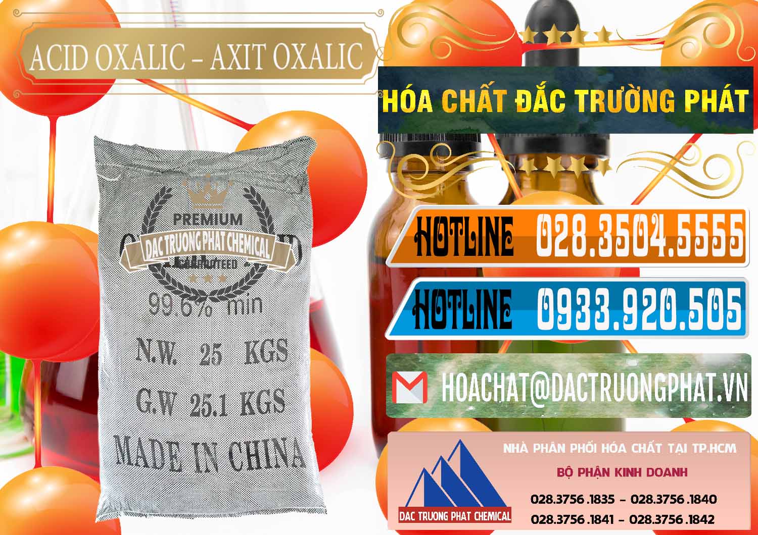 Đơn vị kinh doanh _ bán Acid Oxalic – Axit Oxalic 99.6% Trung Quốc China - 0014 - Nơi chuyên bán & phân phối hóa chất tại TP.HCM - stmp.net