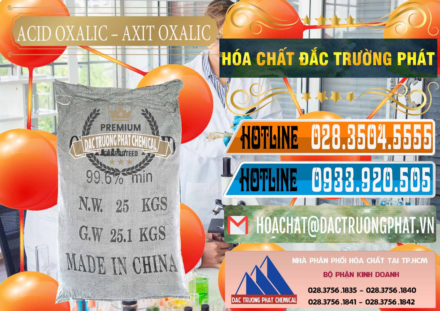 Cty chuyên cung ứng _ bán Acid Oxalic – Axit Oxalic 99.6% Trung Quốc China - 0014 - Cty chuyên nhập khẩu - cung cấp hóa chất tại TP.HCM - stmp.net