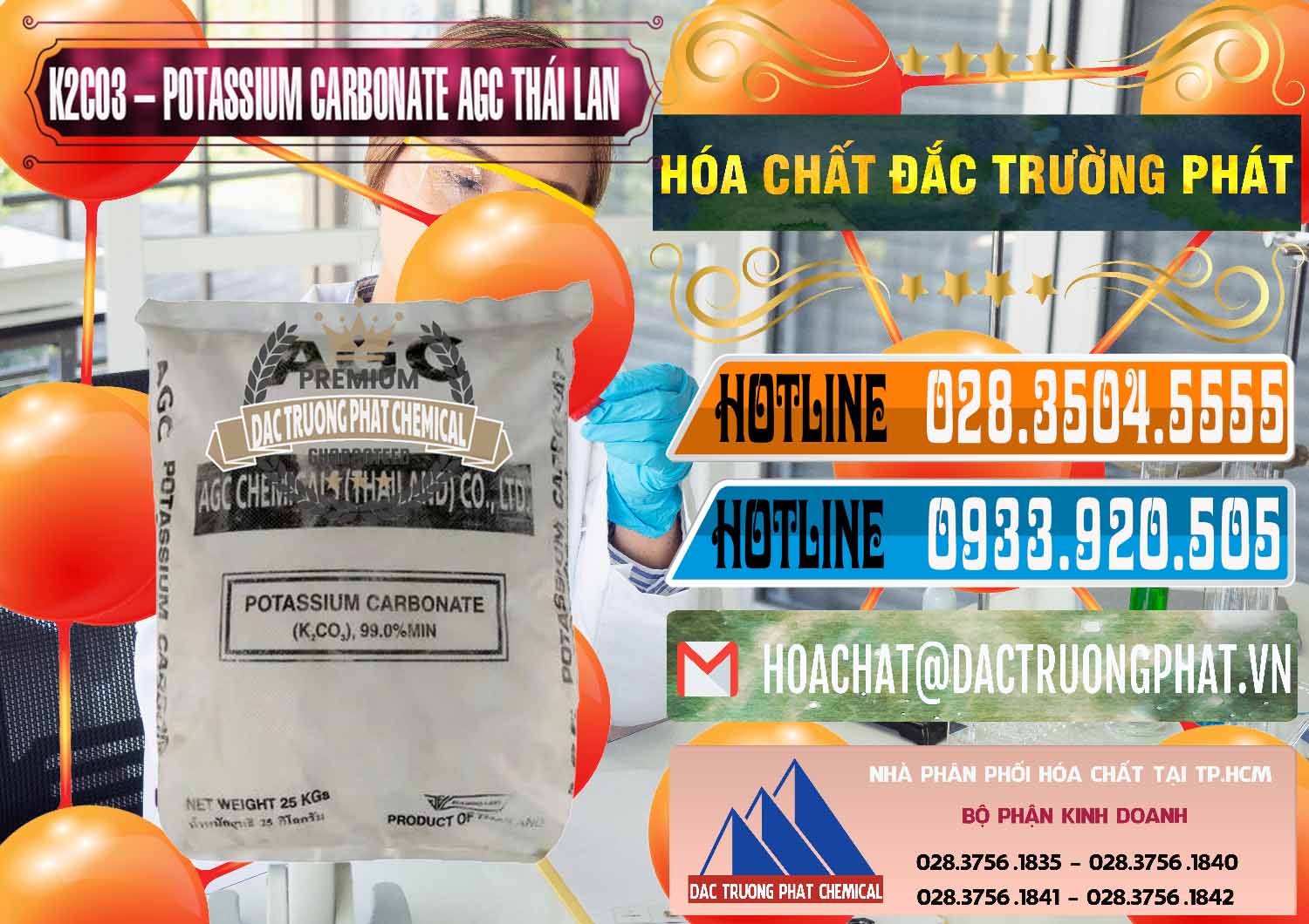 Công ty chuyên kinh doanh - bán K2Co3 – Potassium Carbonate AGC Thái Lan Thailand - 0471 - Cty cung cấp & bán hóa chất tại TP.HCM - stmp.net