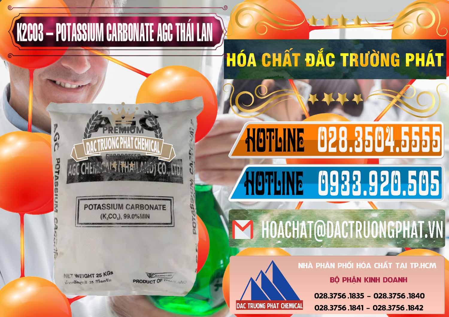 Phân phối - bán K2Co3 – Potassium Carbonate AGC Thái Lan Thailand - 0471 - Cty chuyên cung ứng - phân phối hóa chất tại TP.HCM - stmp.net