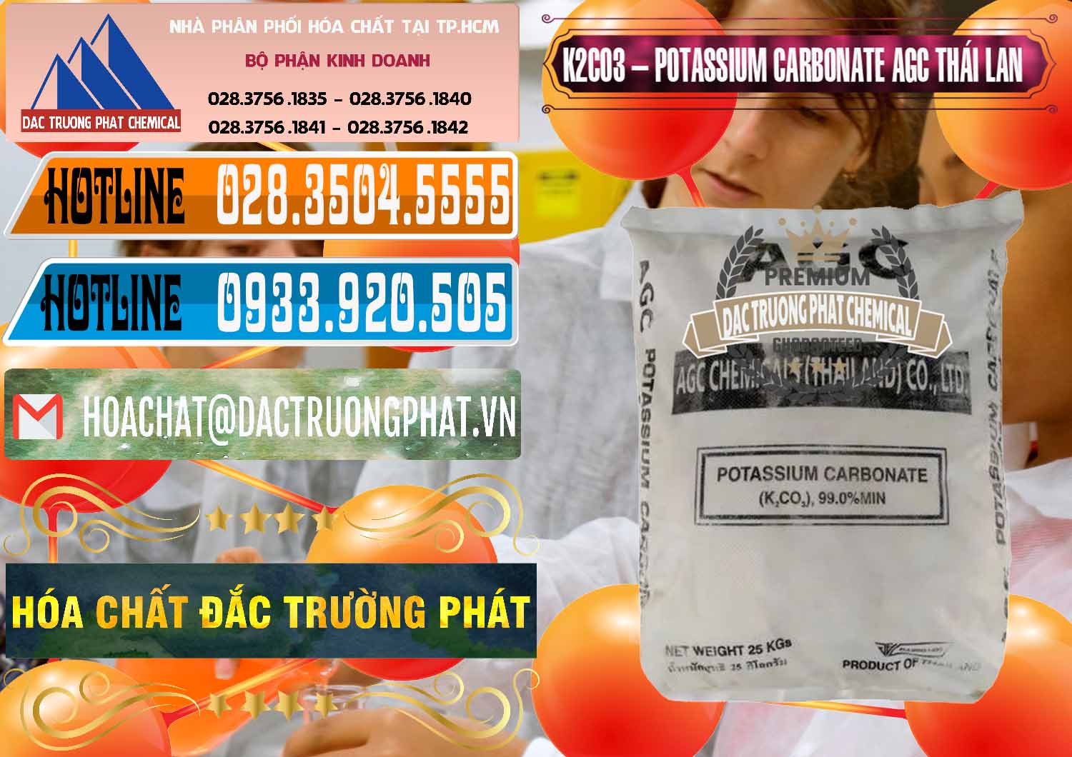 Cty bán - cung cấp K2Co3 – Potassium Carbonate AGC Thái Lan Thailand - 0471 - Công ty cung cấp và phân phối hóa chất tại TP.HCM - stmp.net