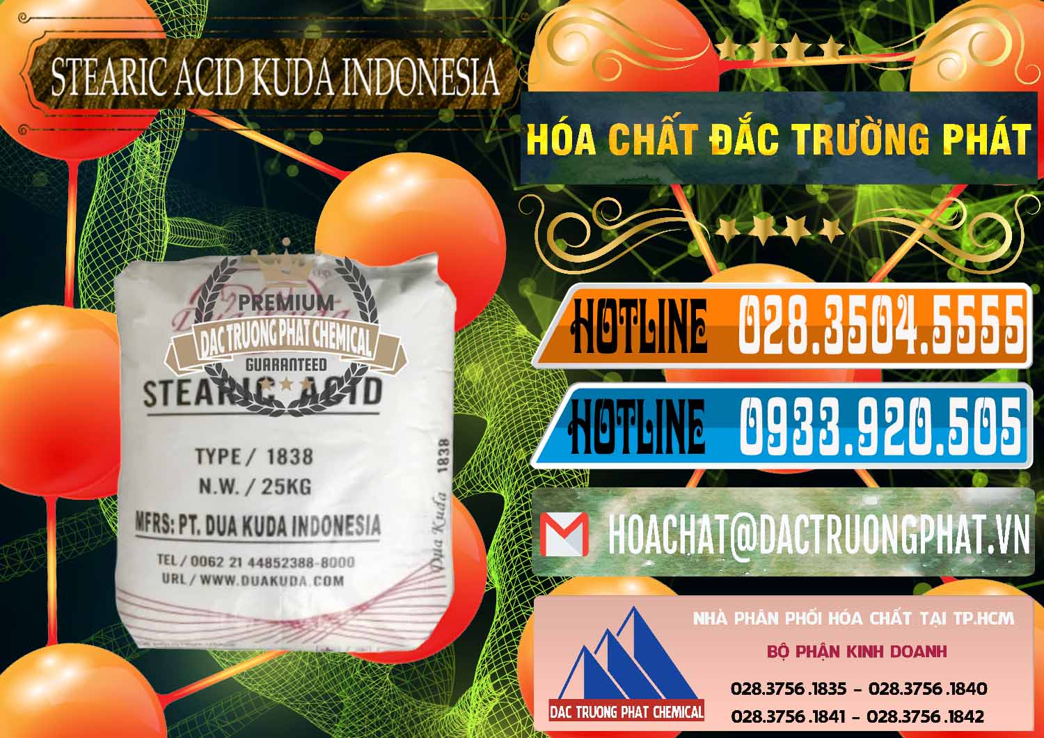 Đơn vị bán và cung cấp Axit Stearic - Stearic Acid Dua Kuda Indonesia - 0388 - Công ty phân phối - cung cấp hóa chất tại TP.HCM - stmp.net