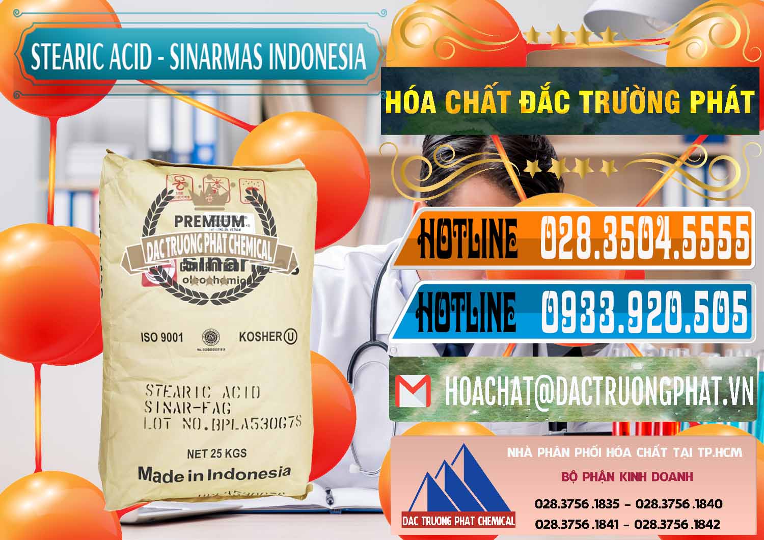 Cty bán và cung cấp Axit Stearic - Stearic Acid Sinarmas Indonesia - 0389 - Công ty chuyên phân phối _ bán hóa chất tại TP.HCM - stmp.net