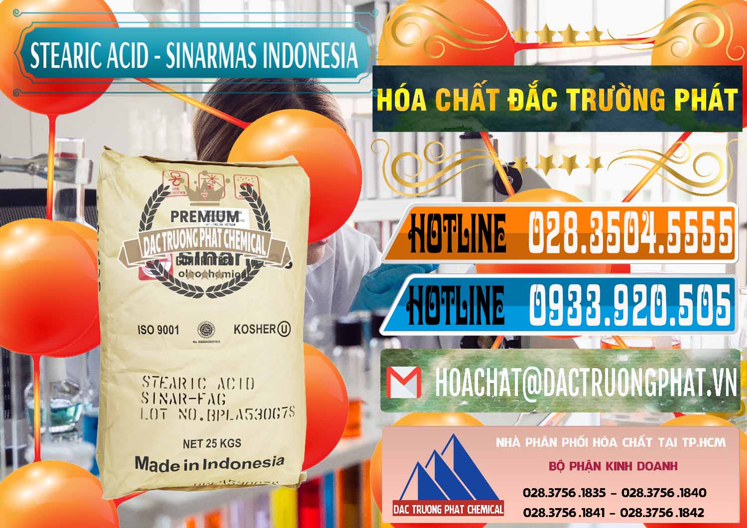 Công ty chuyên cung ứng & bán Axit Stearic - Stearic Acid Sinarmas Indonesia - 0389 - Cty nhập khẩu _ cung cấp hóa chất tại TP.HCM - stmp.net