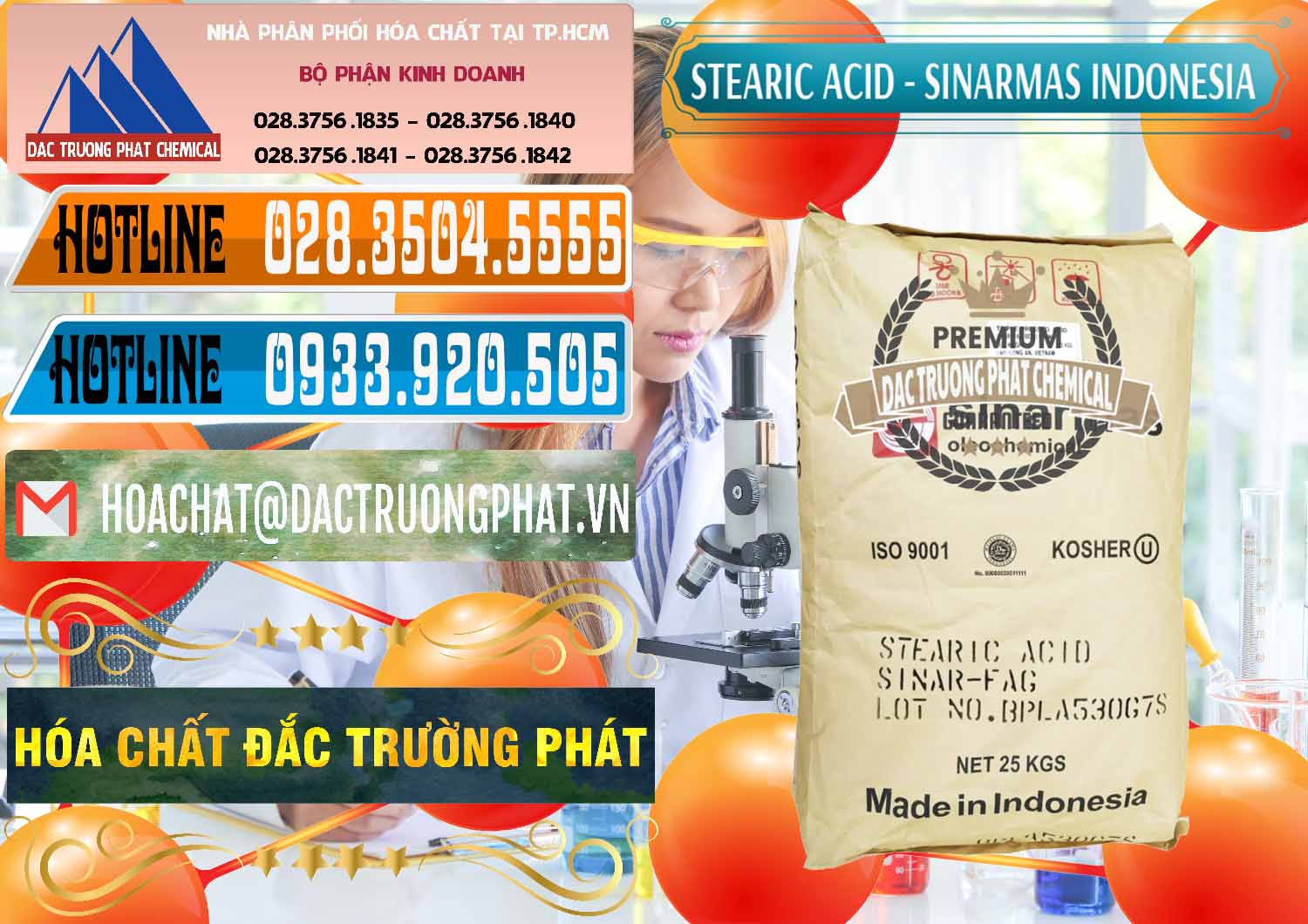 Đơn vị chuyên cung cấp _ bán Axit Stearic - Stearic Acid Sinarmas Indonesia - 0389 - Công ty kinh doanh & cung cấp hóa chất tại TP.HCM - stmp.net