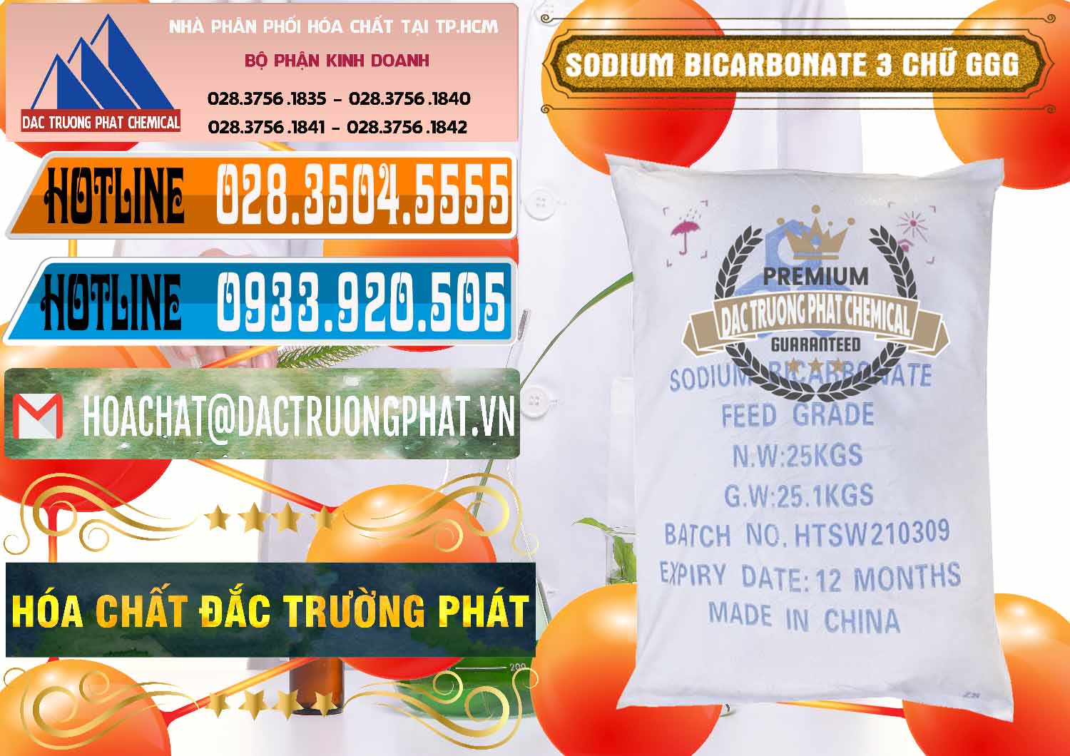Nhà nhập khẩu _ bán Sodium Bicarbonate – Bicar NaHCO3 Food Grade 3 Chữ GGG Trung Quốc China - 0259 - Nơi chuyên phân phối ( cung ứng ) hóa chất tại TP.HCM - stmp.net