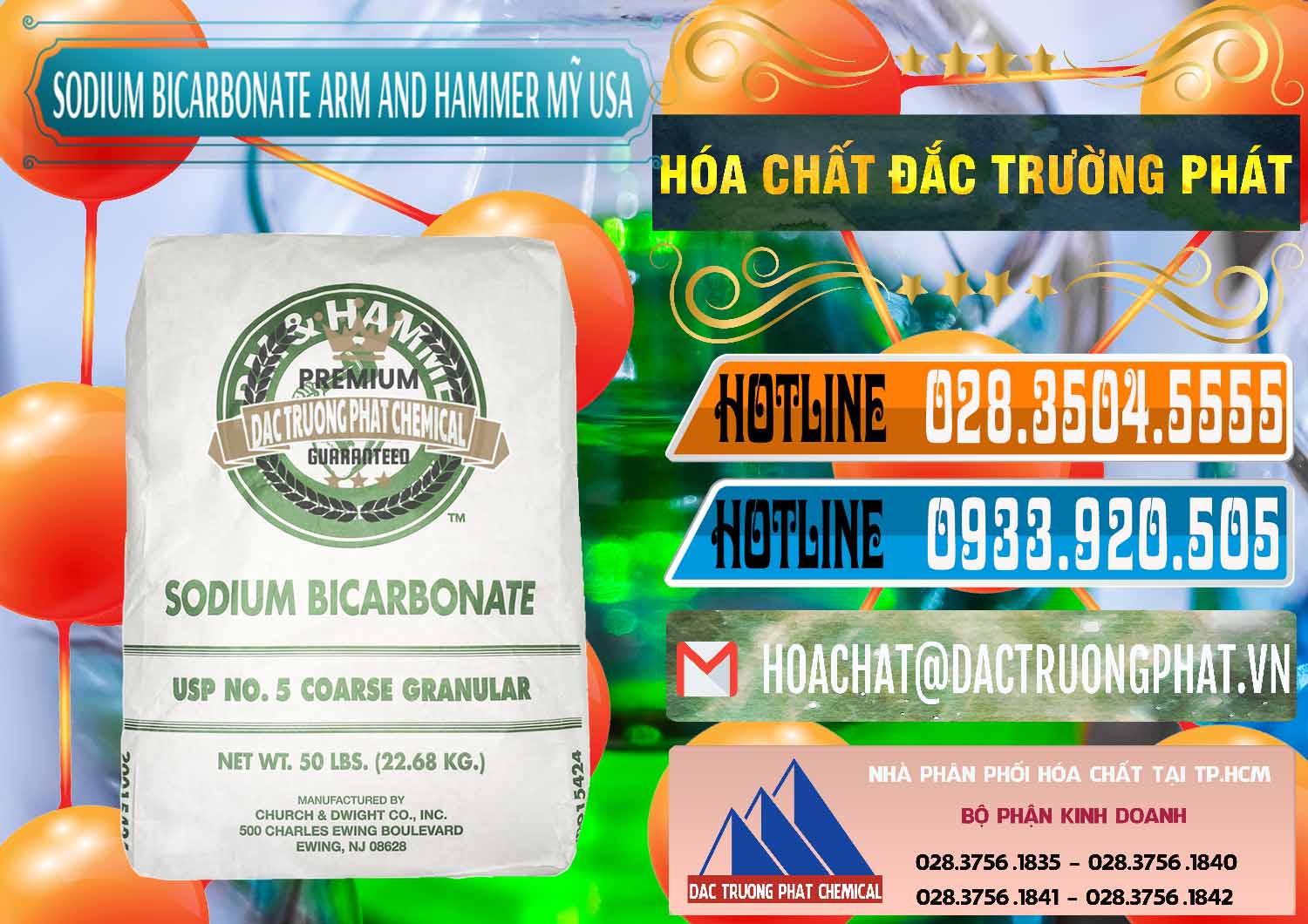 Cty nhập khẩu & bán Sodium Bicarbonate – Bicar NaHCO3 Food Grade Arm And Hammer Mỹ USA - 0255 - Đơn vị kinh doanh ( cung cấp ) hóa chất tại TP.HCM - stmp.net