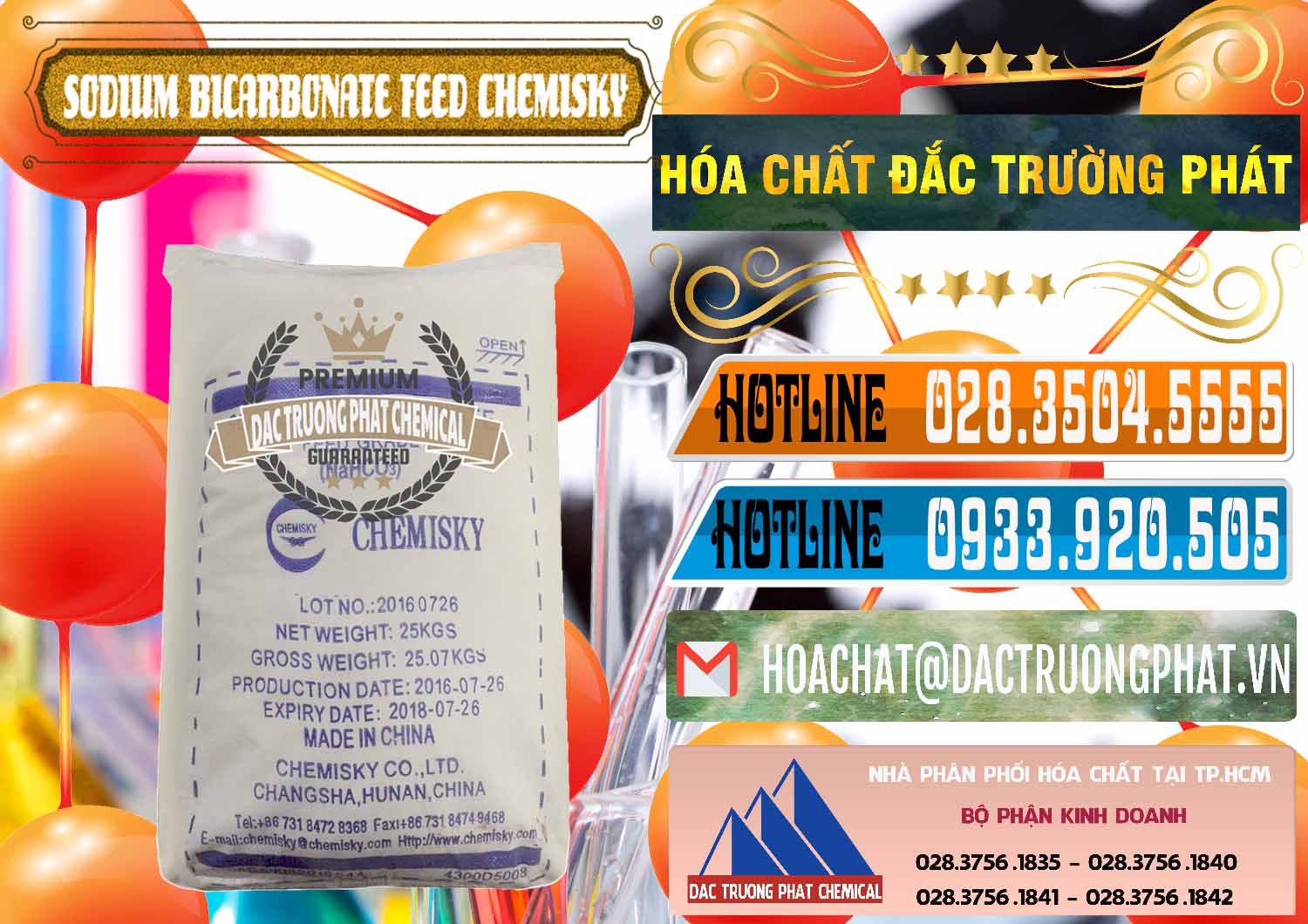 Đơn vị chuyên bán ( cung ứng ) Sodium Bicarbonate – Bicar NaHCO3 Feed Grade Chemisky Trung Quốc China - 0264 - Cung cấp và phân phối hóa chất tại TP.HCM - stmp.net