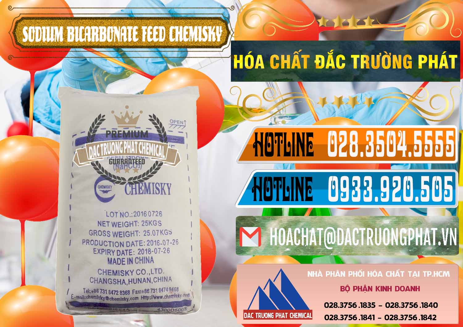 Đơn vị nhập khẩu & bán Sodium Bicarbonate – Bicar NaHCO3 Feed Grade Chemisky Trung Quốc China - 0264 - Nơi cung cấp - kinh doanh hóa chất tại TP.HCM - stmp.net
