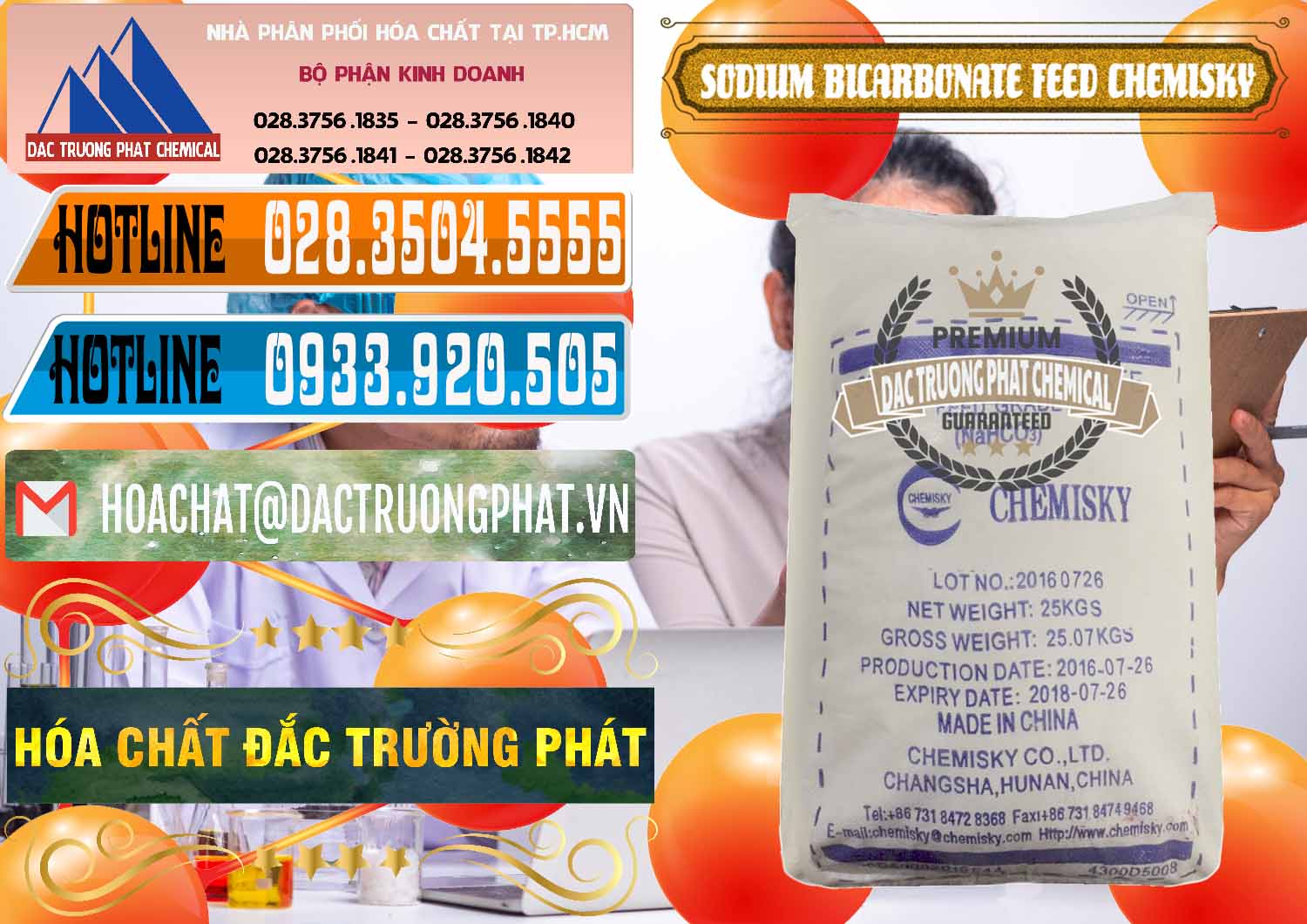 Cty chuyên nhập khẩu ( bán ) Sodium Bicarbonate – Bicar NaHCO3 Feed Grade Chemisky Trung Quốc China - 0264 - Cty chuyên nhập khẩu ( cung cấp ) hóa chất tại TP.HCM - stmp.net