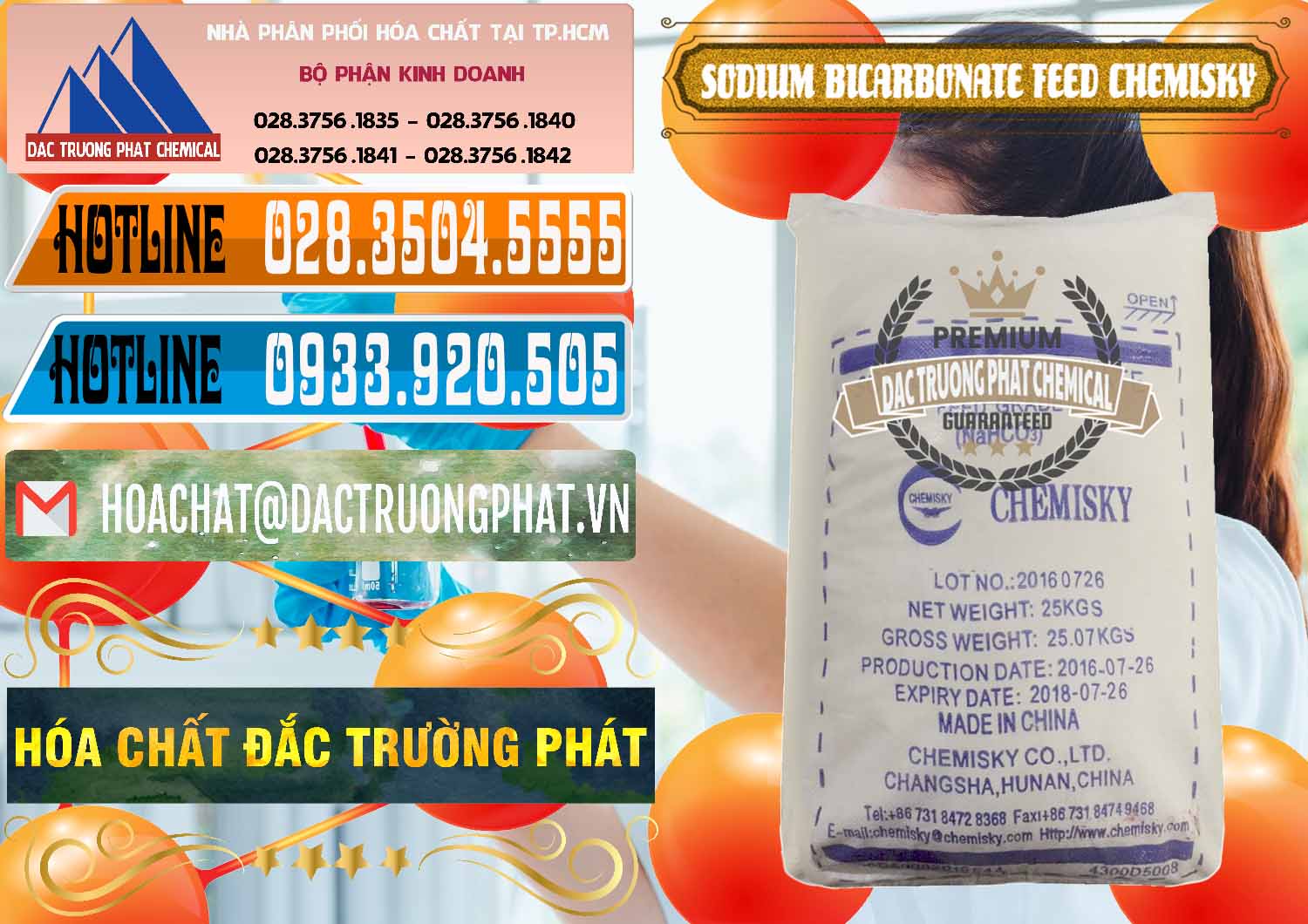 Cty bán ( cung ứng ) Sodium Bicarbonate – Bicar NaHCO3 Feed Grade Chemisky Trung Quốc China - 0264 - Chuyên kinh doanh _ cung cấp hóa chất tại TP.HCM - stmp.net