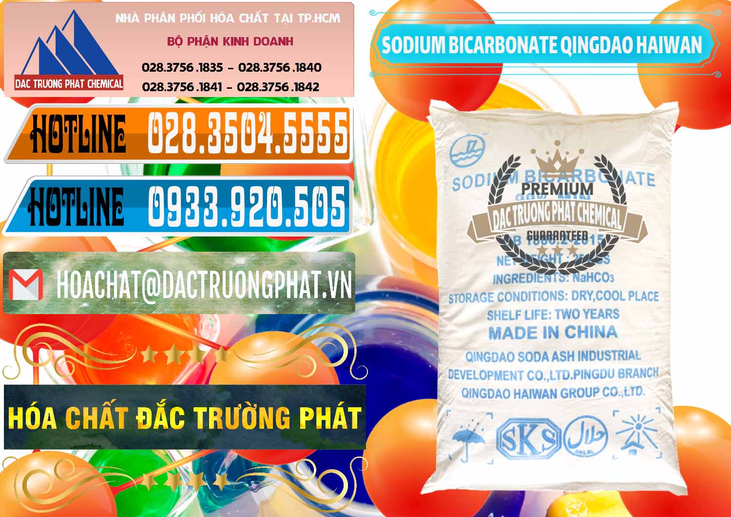 Cung cấp - bán Sodium Bicarbonate – Bicar NaHCO3 Food Grade Qingdao Haiwan Trung Quốc China - 0258 - Cty chuyên cung cấp và kinh doanh hóa chất tại TP.HCM - stmp.net