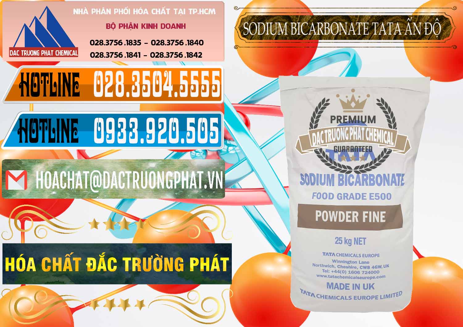 Cty chuyên phân phối & bán Sodium Bicarbonate – Bicar NaHCO3 E500 Thực Phẩm Food Grade Tata Ấn Độ India - 0261 - Cty phân phối và nhập khẩu hóa chất tại TP.HCM - stmp.net