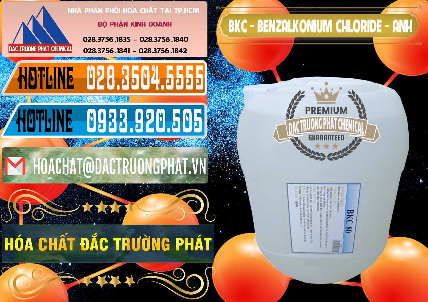 Cty chuyên kinh doanh _ bán BKC - Benzalkonium Chloride Anh Quốc Uk Kingdoms - 0415 - Đơn vị chuyên kinh doanh _ cung cấp hóa chất tại TP.HCM - stmp.net