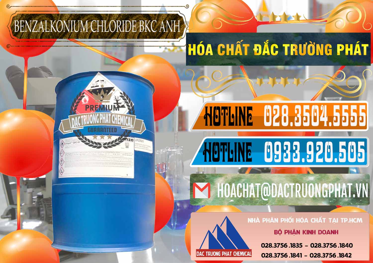 Công ty cung cấp và bán BKC - Benzalkonium Chloride 80% Anh Quốc Uk Kingdoms - 0457 - Đơn vị cung cấp và phân phối hóa chất tại TP.HCM - stmp.net