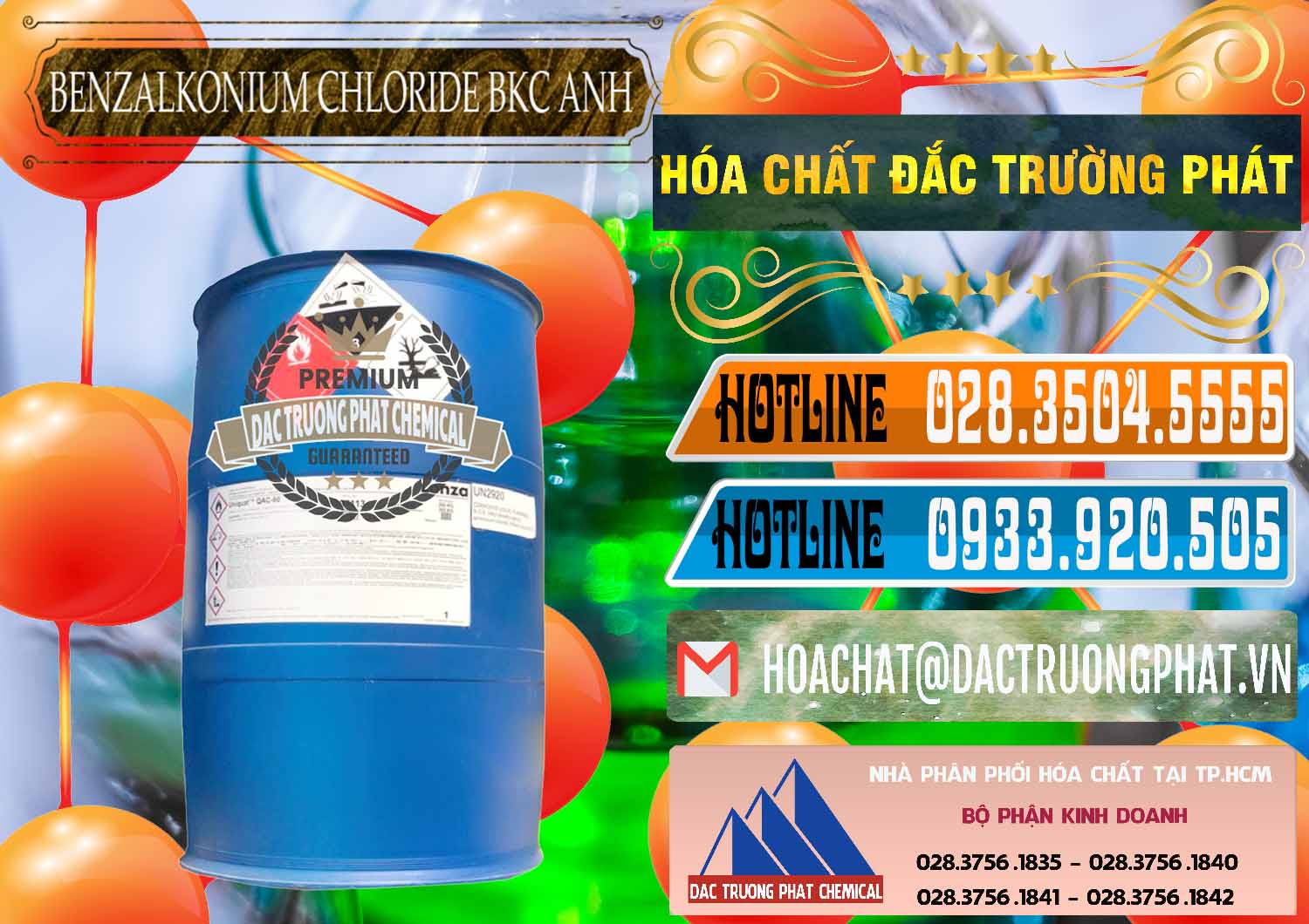 Phân phối _ bán BKC - Benzalkonium Chloride 80% Anh Quốc Uk Kingdoms - 0457 - Cty chuyên phân phối và nhập khẩu hóa chất tại TP.HCM - stmp.net