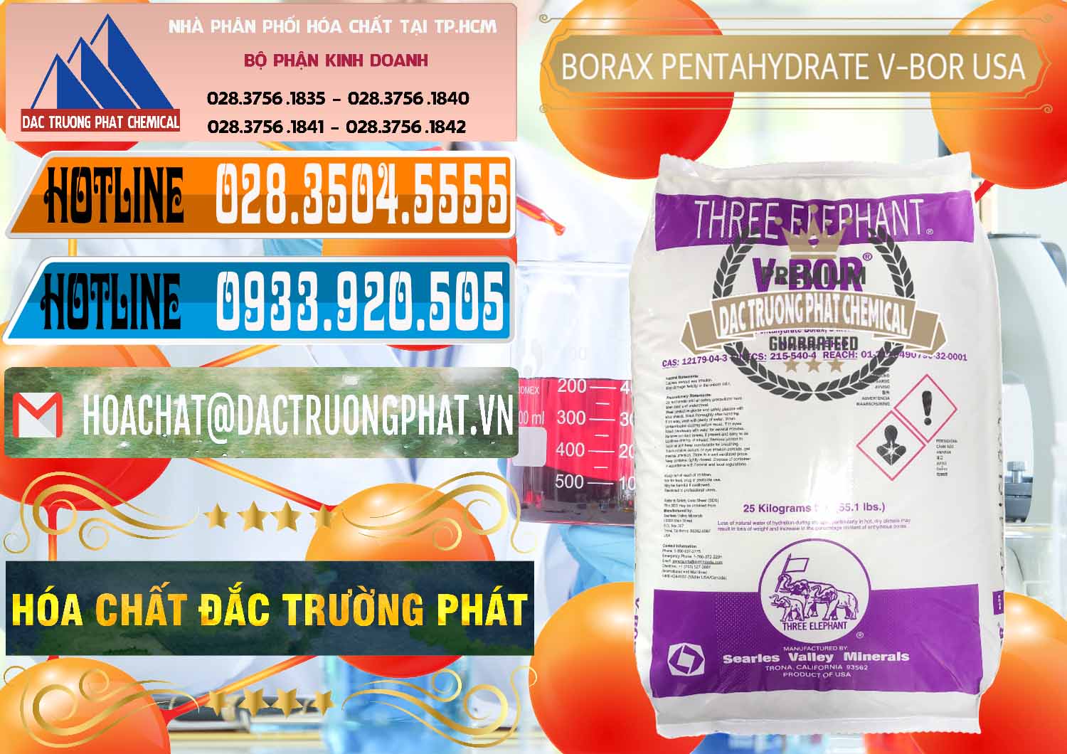 Cty bán _ cung cấp Borax Pentahydrate NA2B4O7.5H2O Mỹ V-Bor Usa - 0035 - Nơi chuyên kinh doanh _ cung cấp hóa chất tại TP.HCM - stmp.net