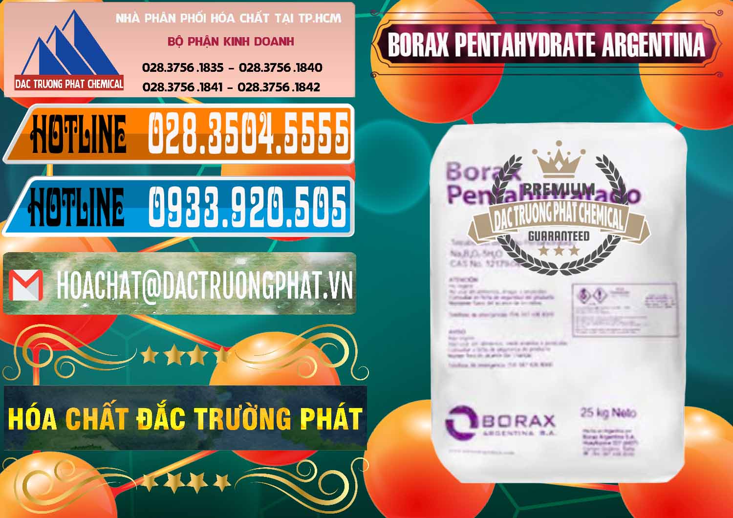 Cty chuyên phân phối ( bán ) Borax Pentahydrate Argentina - 0447 - Nơi chuyên bán & phân phối hóa chất tại TP.HCM - stmp.net