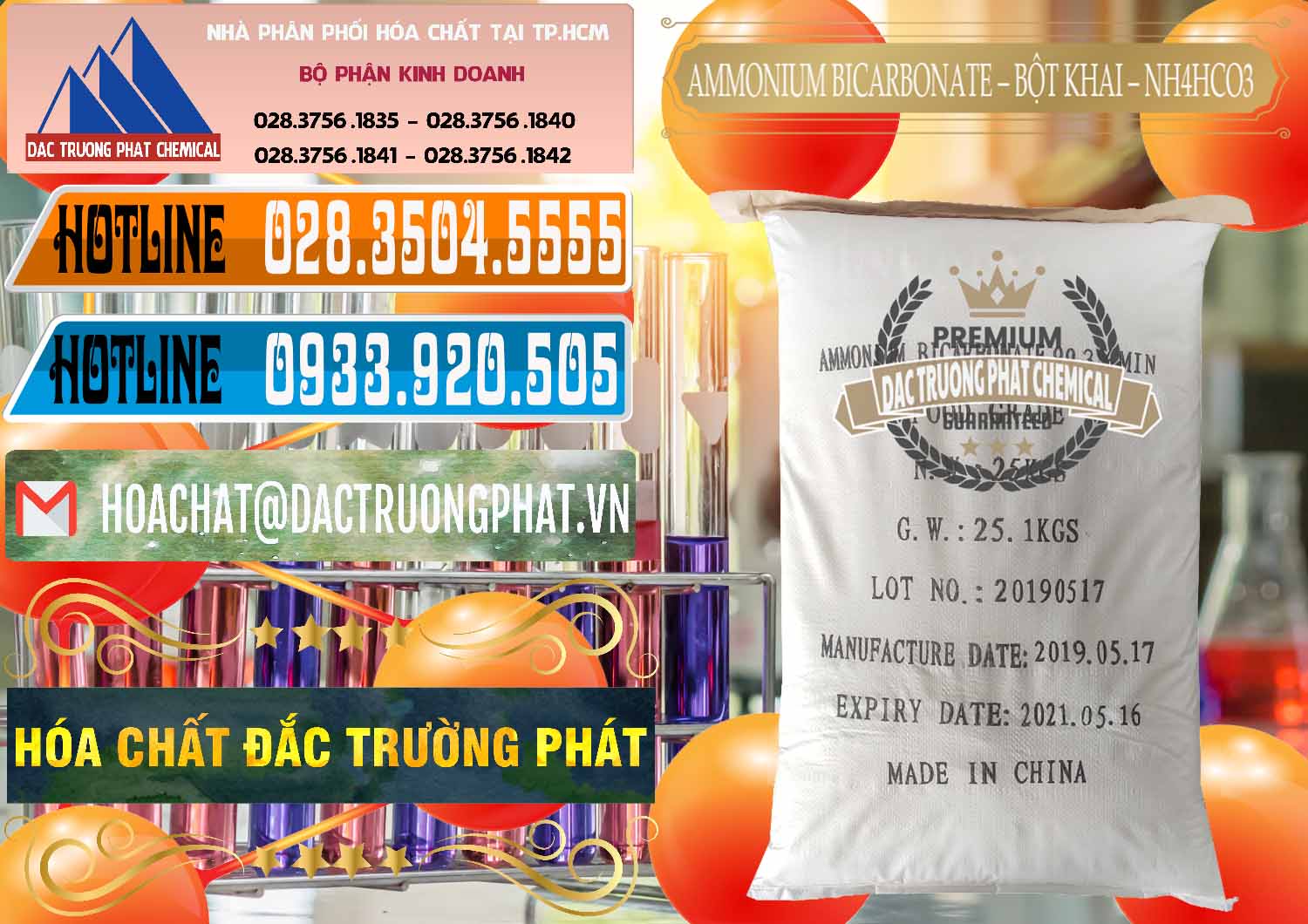 Nơi chuyên cung cấp _ bán Ammonium Bicarbonate - Bột Khai Food Grade Trung Quốc China - 0018 - Phân phối và kinh doanh hóa chất tại TP.HCM - stmp.net