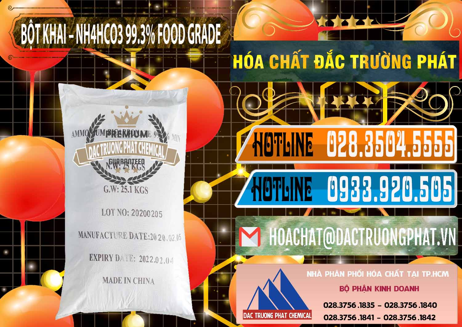 Công ty cung ứng _ bán Ammonium Bicarbonate – Bột Khai NH4HCO3 Food Grade Trung Quốc China - 0019 - Nơi cung ứng _ phân phối hóa chất tại TP.HCM - stmp.net