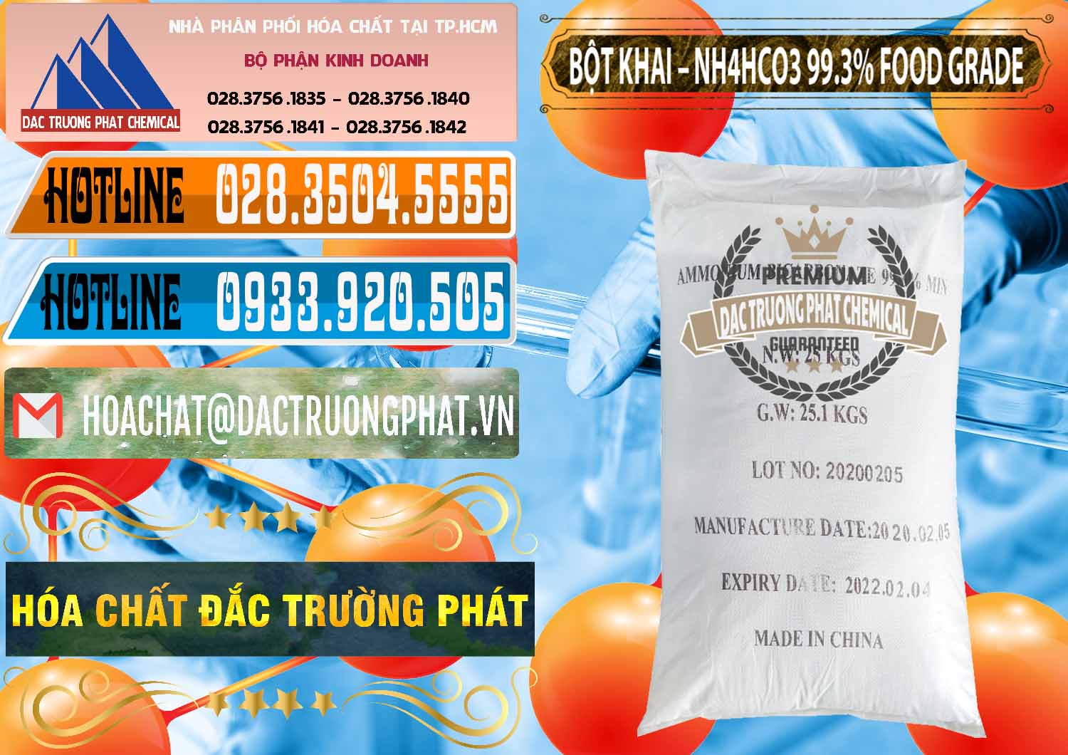 Cty kinh doanh - bán Ammonium Bicarbonate – Bột Khai NH4HCO3 Food Grade Trung Quốc China - 0019 - Nhà phân phối _ nhập khẩu hóa chất tại TP.HCM - stmp.net