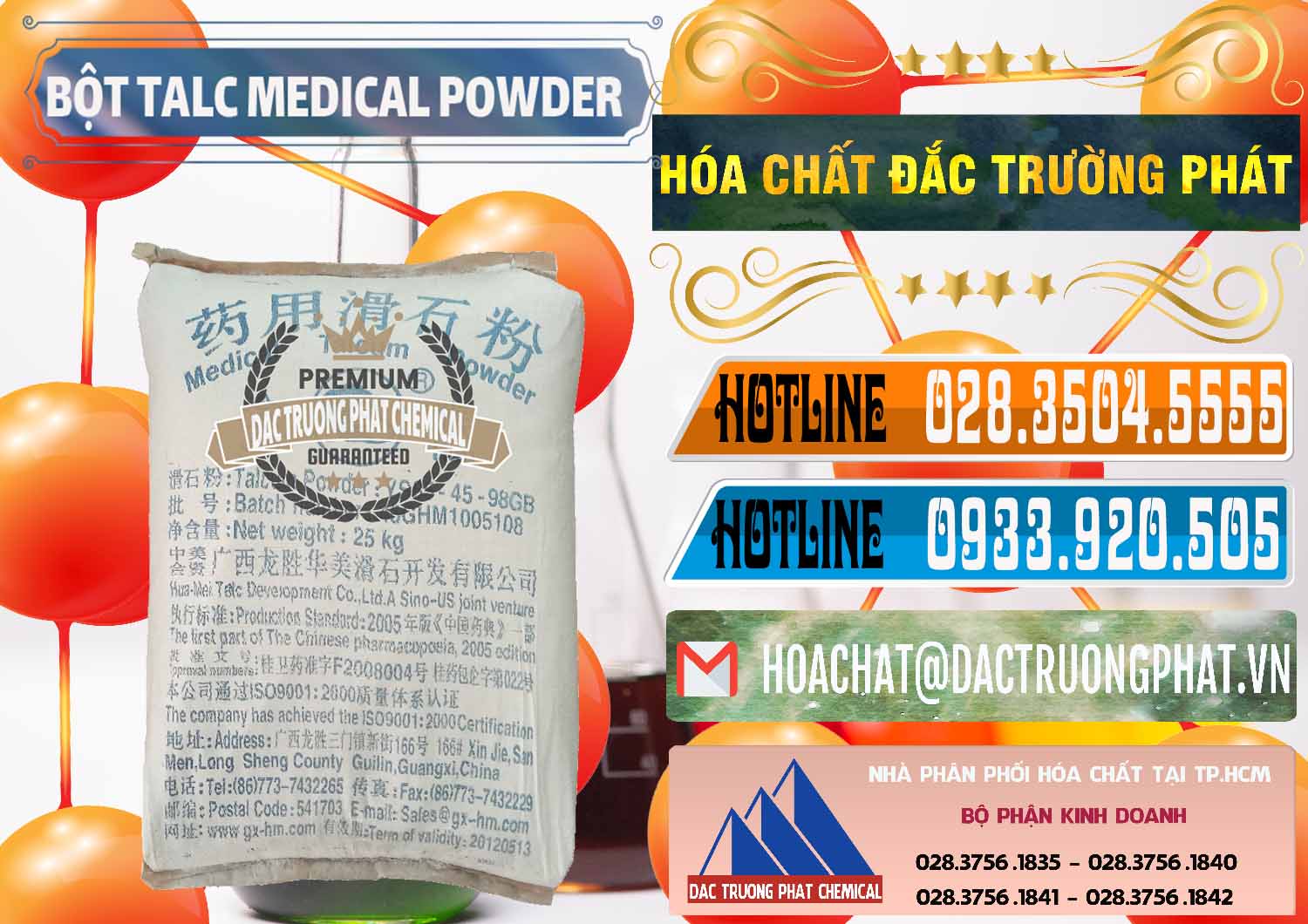 Bán và phân phối Bột Talc Medical Powder Trung Quốc China - 0036 - Cty bán _ phân phối hóa chất tại TP.HCM - stmp.net