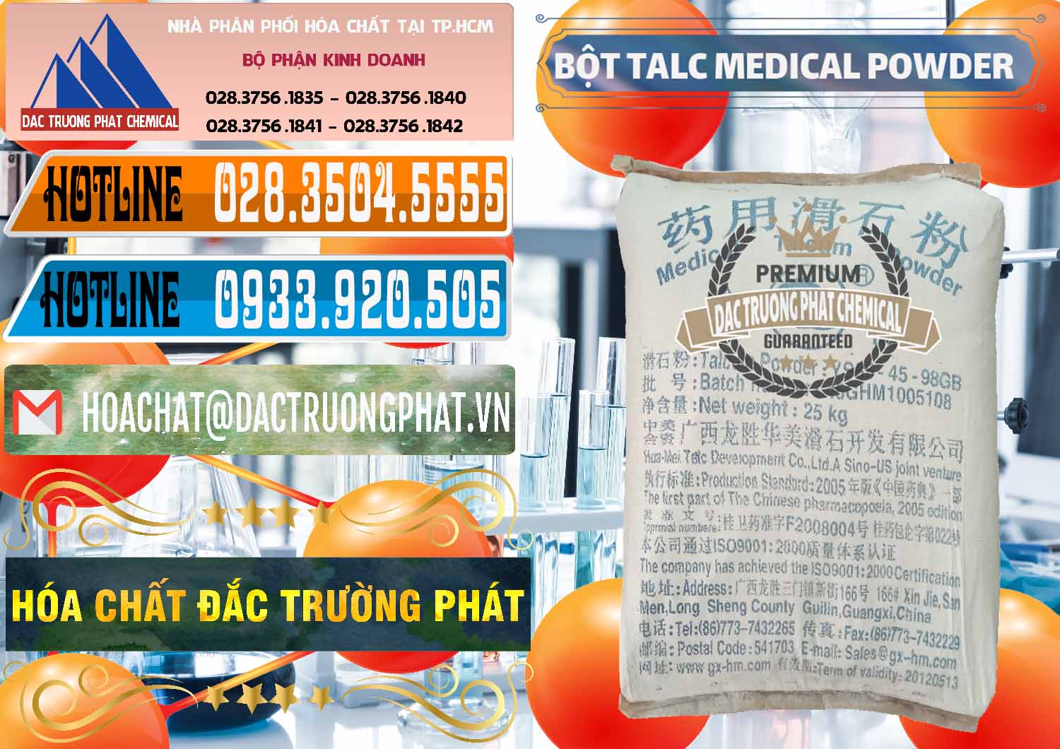 Chuyên nhập khẩu _ bán Bột Talc Medical Powder Trung Quốc China - 0036 - Công ty phân phối và cung cấp hóa chất tại TP.HCM - stmp.net