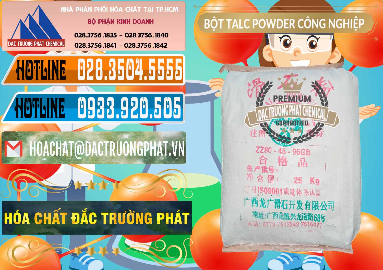 Chuyên bán ( cung ứng ) Bột Talc Powder Công Nghiệp Trung Quốc China - 0037 - Công ty chuyên phân phối ( nhập khẩu ) hóa chất tại TP.HCM - stmp.net